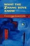 What The Zhang Boys Know by Clifford Garstang