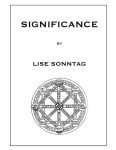 Significance by Lise Sonntag