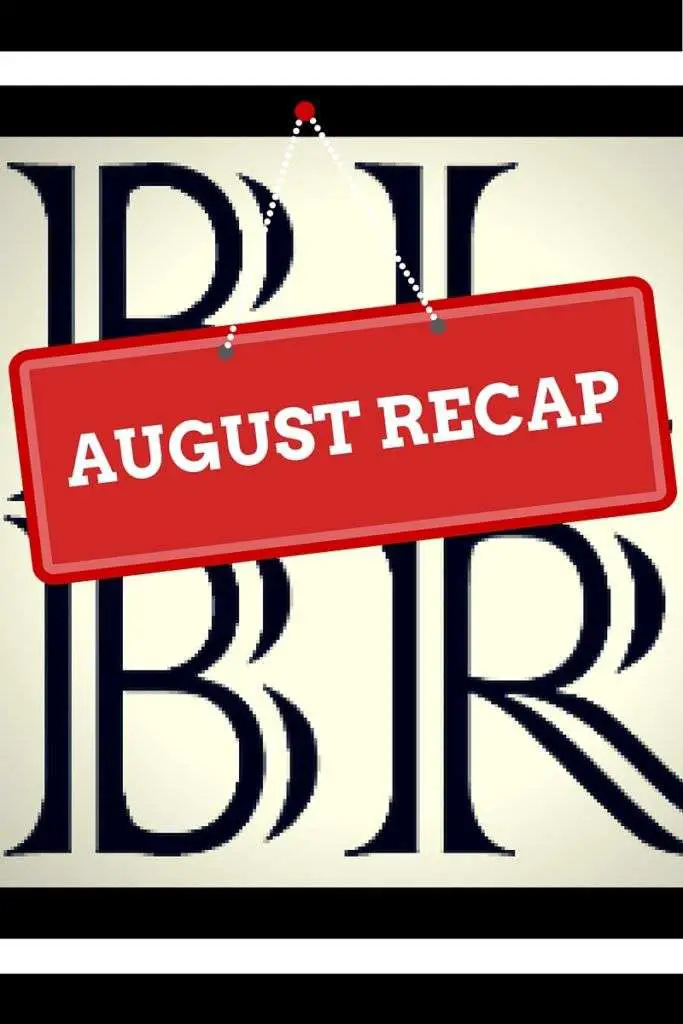 Booklover Book Reviews Recap – August 2015