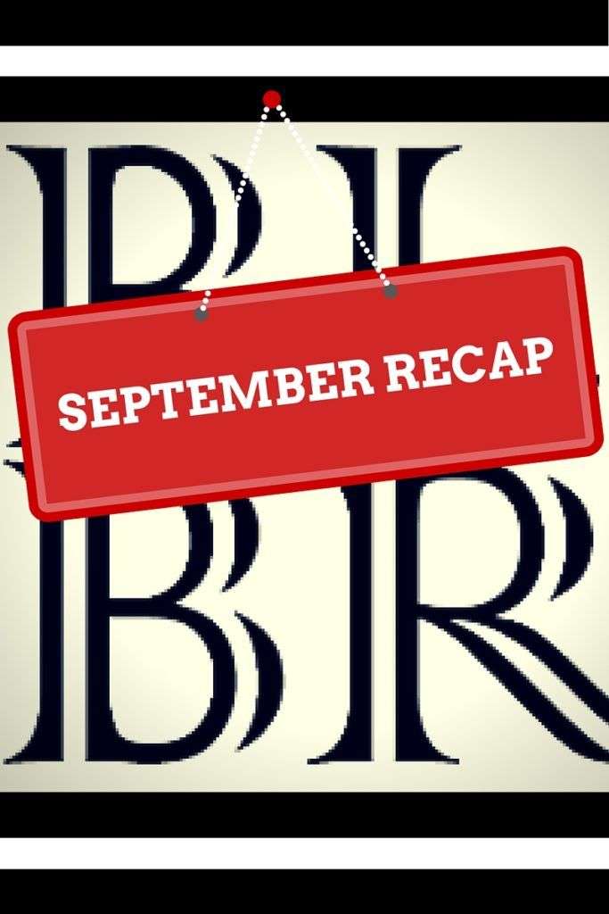 Booklover Book Reviews Recap – September 2015