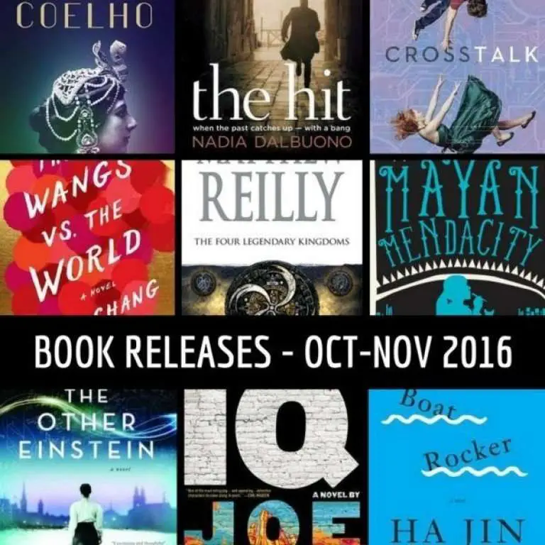 October & November book releases that have caught my eye – 2016