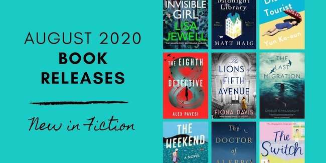 August 2020 Book Releases - New in Fiction